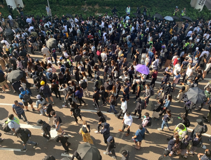 The people still support the ongoing protest Nov. 13 in Hong Kong.