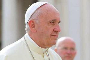Pope Francis arrives in St. Peter's Square for the general audience Sept. 21, 2016.
