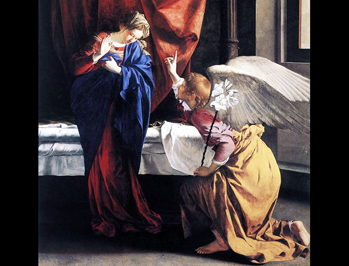 Orazio Gentileschi, “The Annunciation”, ca. 1623