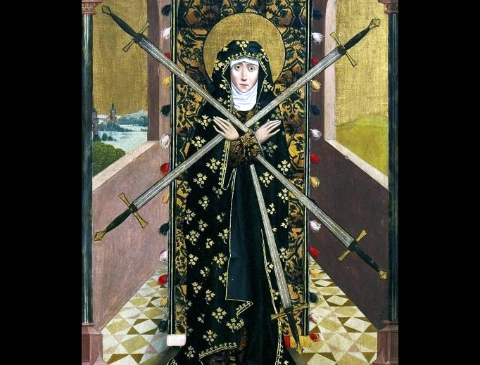 Absolon Stumme, “Virgin of Seven Sorrows”, 1499