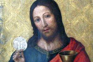 Paolo da San Leocadio (1447-1520), “Christ With the Host”