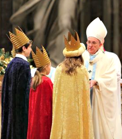 Pope Francis celebrates New Year’s Day Mass for the Solemnity of Mary, the Mother of God on Jan. 1.