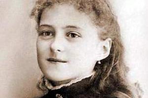 St. Thérèse of Lisieux in 1886, when she was 13 years old.