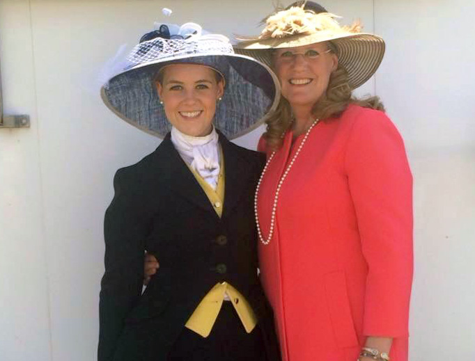 Bernadette (L) and Elaine Boland