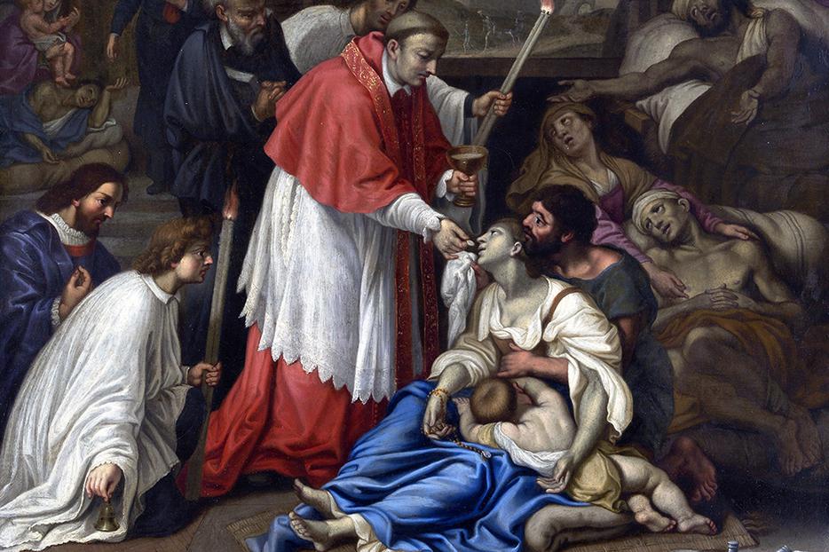 Pierre Mignard (1612-1695), St. Charles Borromeo Ministering to Plague Victims