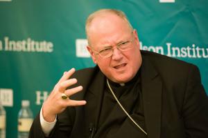 Cardinal Timothy Dolan, archbishop of New York and the chairman of the U.S. bishops' Committee on Pro-Life Activities.