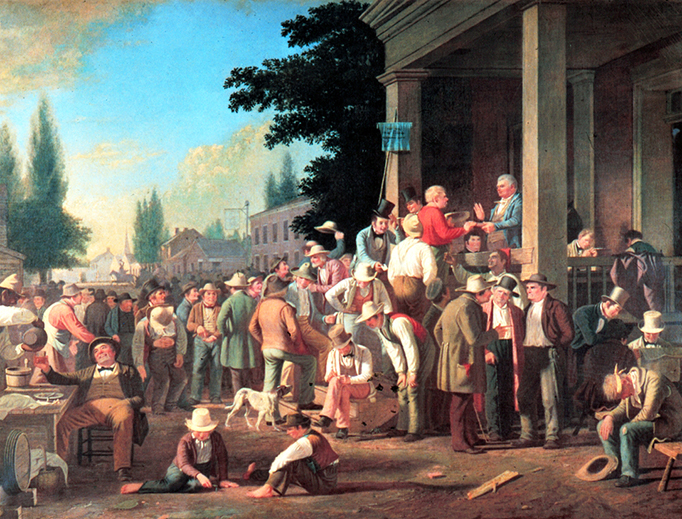 George Caleb Bingham (1811-1879), "The County Election"