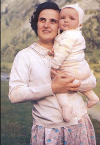 This picture of St. Gianna was enshrined in the Priests for Life office.