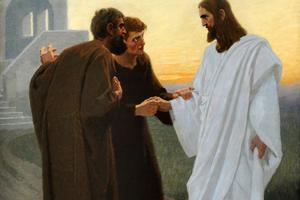 Gebhard Fugel (1863-1939), “Jesus on the Road to Emmaus”