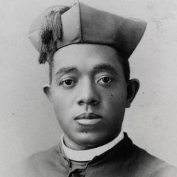 Father Augustine Tolton, also known as Augustus, is pictured in a photo from an undated portrait card. Born into slavery in Missouri, he was ordained a priest April 24, 1886. He served as pastor at St. Joseph Church in Quincy, Ill., and later established St. Monica's Church in Chicago.
