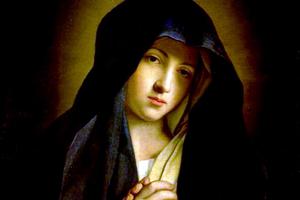 Giovanni Battista Salvi da Sassoferrato (1609-1685), “The Madonna in Sorrow”