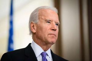 Then Vice President Joe Biden during a meeting in Kiev, Ukraine, 2014. 