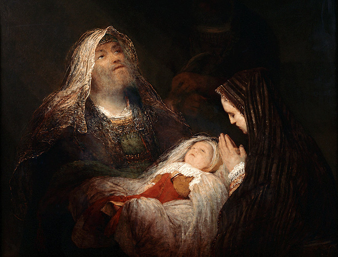 Aert de Gelder, “Simeon's Song of Praise”, c. 1705