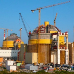 The Koodankulam nuclear power plant, under construction. 