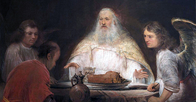 Aert de Gelder (1645-1727), “Abraham and the Angels”