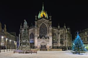 St Giles Cathedral (the High Kirk), Edinburgh, Scotland.