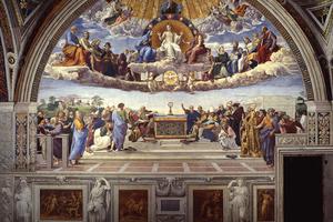 Disputation of the Holy Sacrament by Raphael in the Vatican