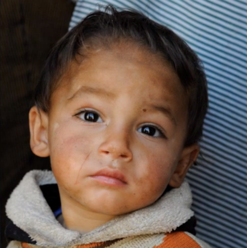 A young Christian refugee