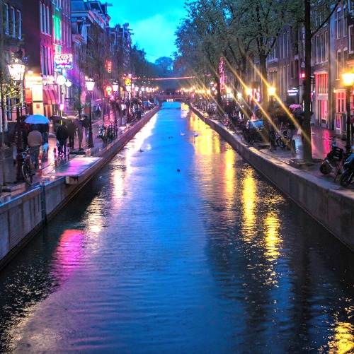 Amsterdam's red-light district is a magnet for human trafficking.
