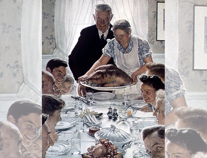 Norman Rockwell (1894–1978), “Freedom From Want”