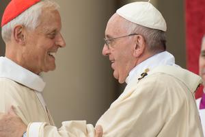 Cardinal Donald Wuerl and Pope Francis