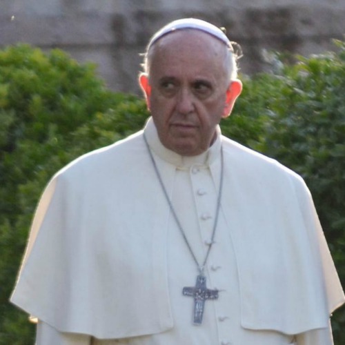 Pope Francis at the June 7 Invocation for Peace in the Vatican Gardens.
