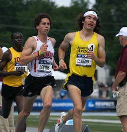 Diego Estrada takes the lead.