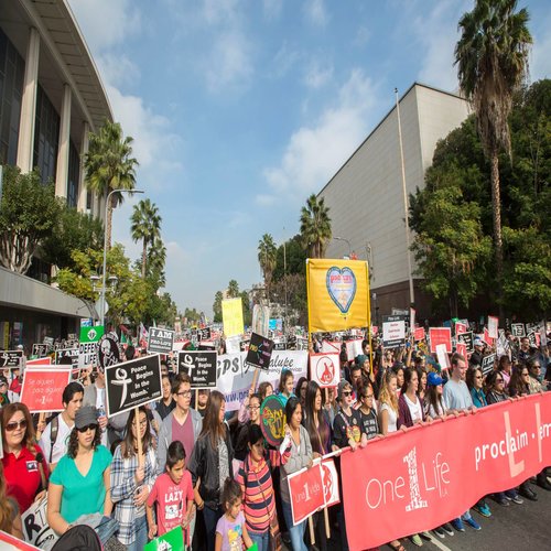 OneLife LA pro-life gathering on Jan. 23.