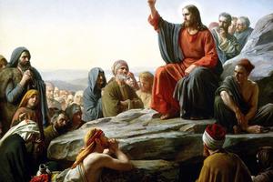 Sermon on the Mount by Carl Bloch
