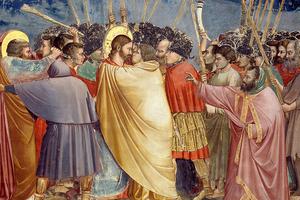 Giotto di Bondone, ‘The Arrest of Christ (Kiss of Judas)’, ca. 1305
