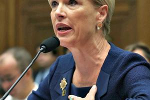 Cecile Richards, president of Planned Parenthood Federation of America Inc. testifies during a House Oversight and Government Reform Committee hearing on Capitol Hill, on Sept. 29.