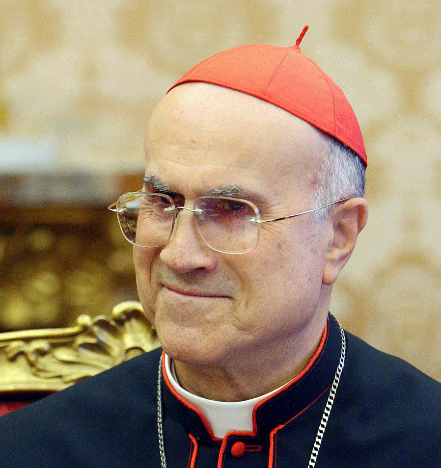 Cardinal Tarcisio Bertone.