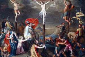 Simon de Vos (1603–1676), “Christus am Kreuz”
