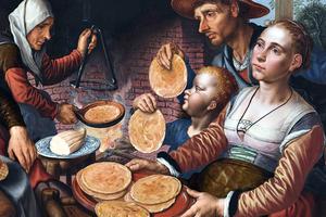 Pieter Aertsen, “The Pancake Bakery”, 1560. Pieter Aertsen, “The Pancake Bakery”, 1560.