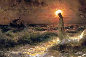 Julius Sergius Von Klever, ‘Christ Walking on the Water’, 1880