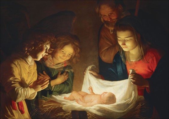 The Nativity by Gerrit van Honthorst