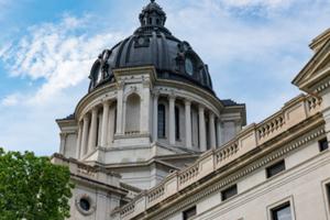 Dome of the South Dakota Capital Building in Pierre, SD