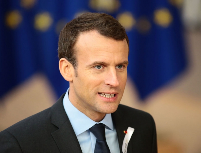 French president Emmanuel Macron. 