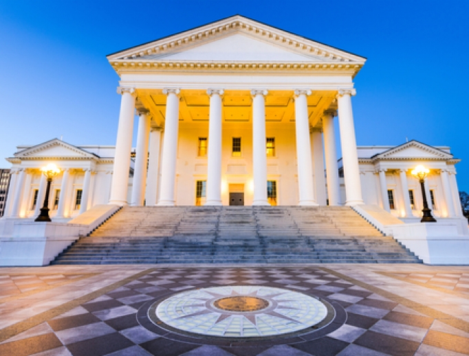 Virginia State Capitol, Richmond, Virginia. 