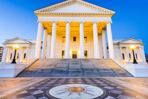 Virginia State Capitol, Richmond, Virginia. 