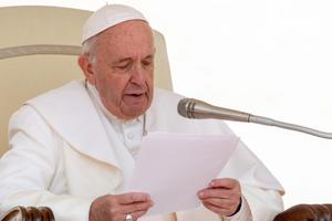 Pope Francis during his Weekly General Audience, May 22, 2019. 