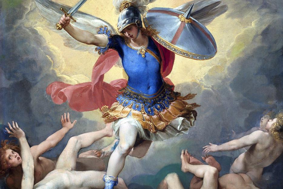 Giuseppe Cesari, “Archangel Michael and the Rebel Angels” (c. 1592-1593)