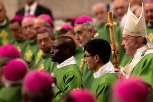 Pope Francis celebrates Mass for World Missionary Day Oct. 20.