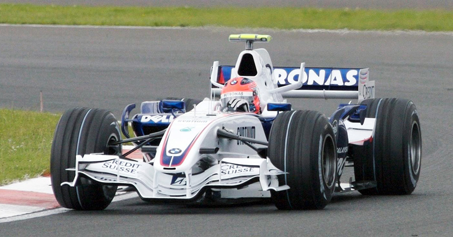 Robert Kubica at the 2007 British Grand Prix.