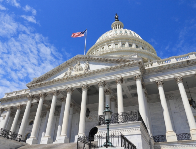 United States Capitol building in Washington, D.C. 