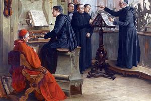 Max Scholz (1855-1906), “Choir Concert”