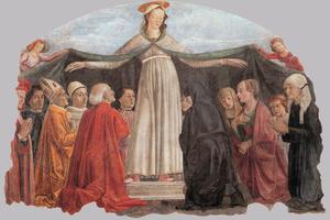 Domenico Ghirlandaio, “Madonna of Mercy” (c. 1472) Domenico Ghirlandaio, “Madonna of Mercy” (c. 1472)