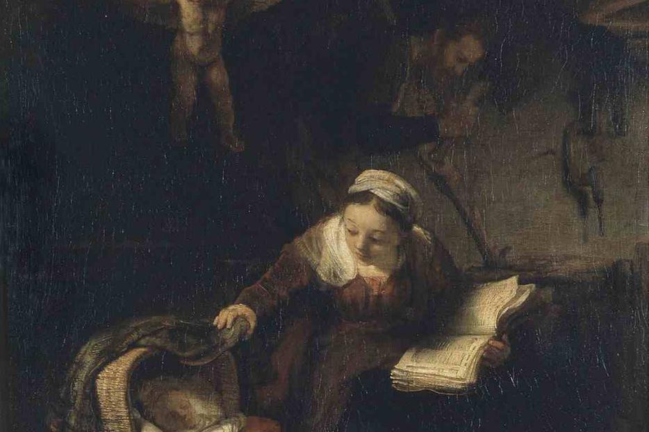 Rembrandt’s ‘Holy Family with Angels.’