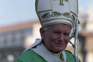 Pope John Paul II in 1991