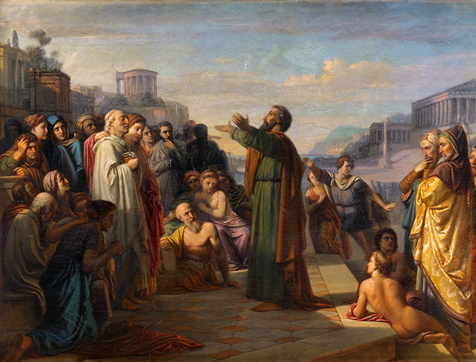 Anonymous, “St. Paul in Athens” (19th Century)